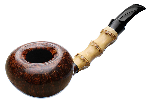 Tsuge Ikebana Smooth Tomato with Bamboo (Kikuchi) (F) (2018)