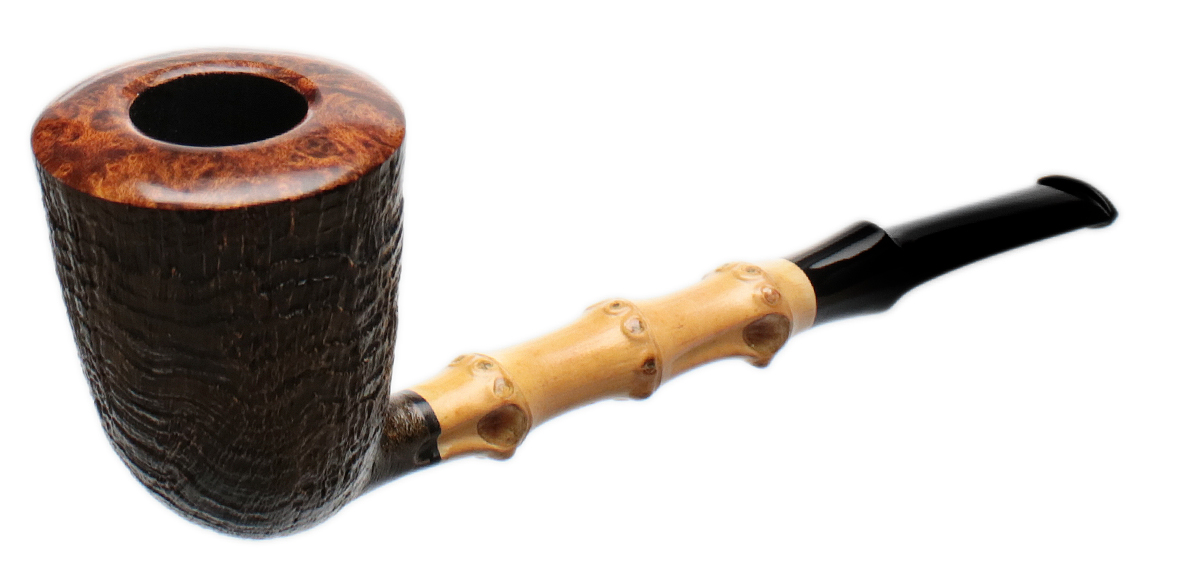 Tsuge Ikebana Sandblasted Dublin with Bamboo (Kikuchi) (E) (010) (2019)