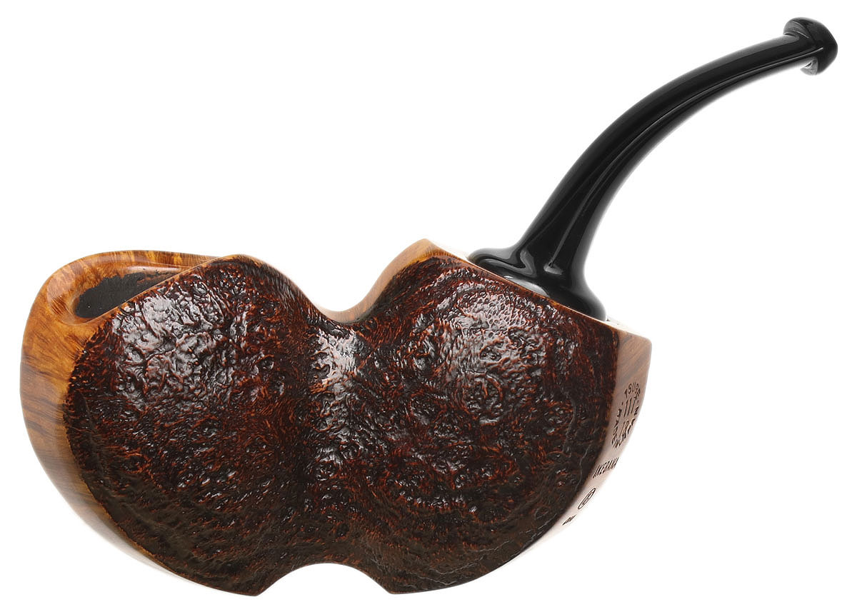 Tsuge Ikebana Partially Sandblasted Reverse Calabash Blowfish (Ohi) (H) (117) (2018)