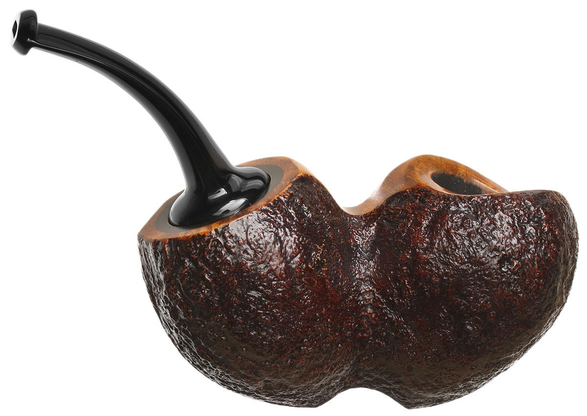 Tsuge Ikebana Partially Sandblasted Reverse Calabash Blowfish (Ohi) (H) (117) (2018)