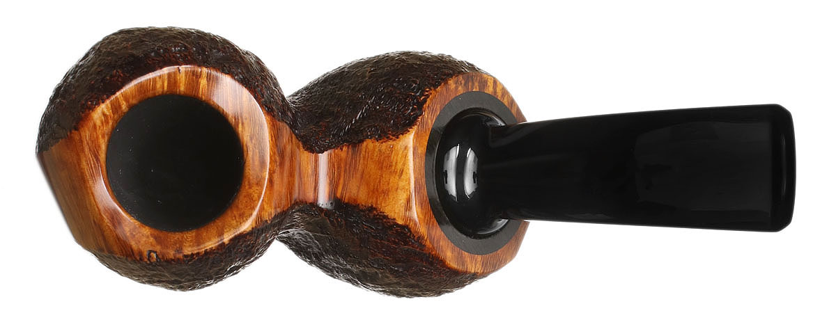 Tsuge Ikebana Partially Sandblasted Reverse Calabash Blowfish (Ohi) (H) (117) (2018)