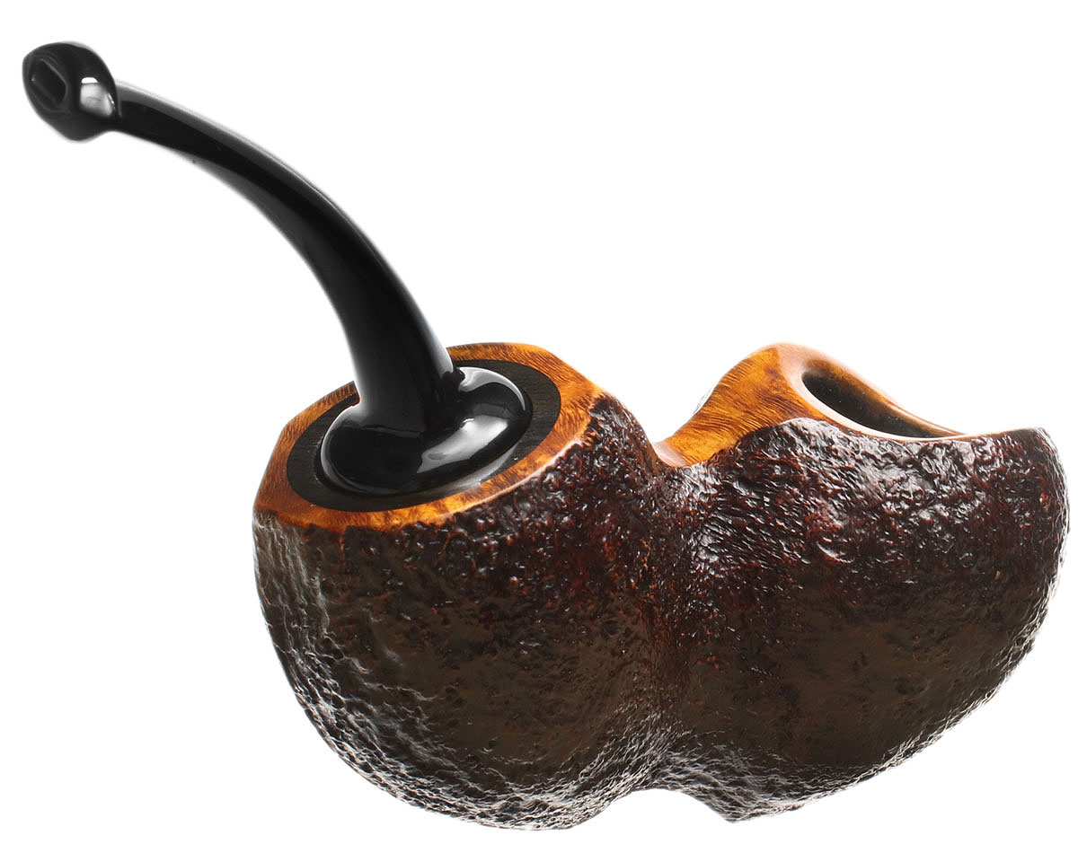 Tsuge Ikebana Partially Sandblasted Reverse Calabash Blowfish (Ohi) (H) (117) (2018)