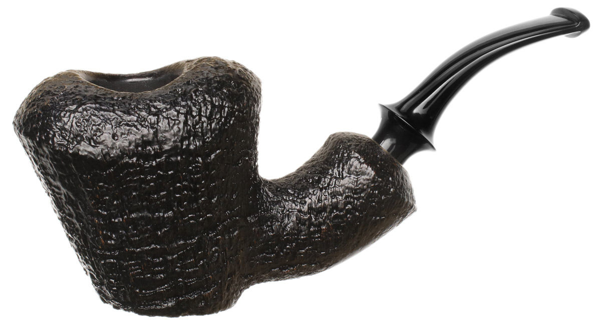 Tsuge Ikebana: Sandblasted Acorn Sitter (Fukuda) (G) (058) (2021) Tobacco  Pipe