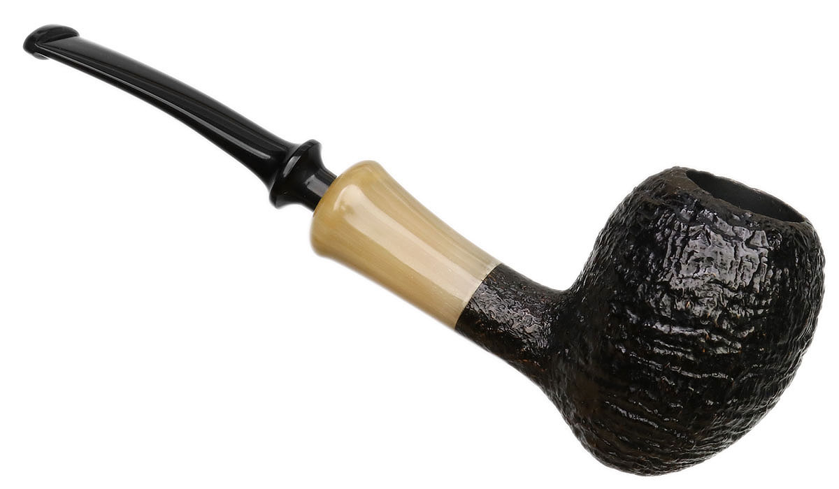 Tsuge Ikebana Sandblasted Acorn with Horn (Fukuda) (H) (094) (2021)