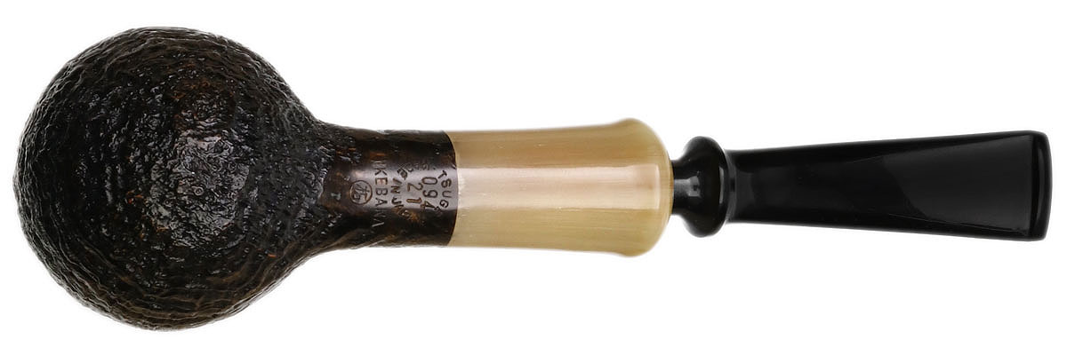 Tsuge Ikebana Sandblasted Acorn with Horn (Fukuda) (H) (094) (2021)