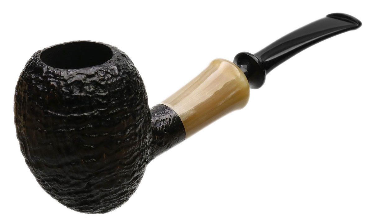 Tsuge Ikebana Sandblasted Acorn with Horn (Fukuda) (H) (094) (2021)