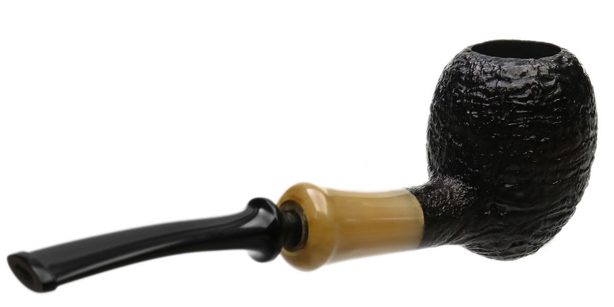 Tsuge Ikebana Sandblasted Acorn with Horn (Fukuda) (H) (094) (2021)