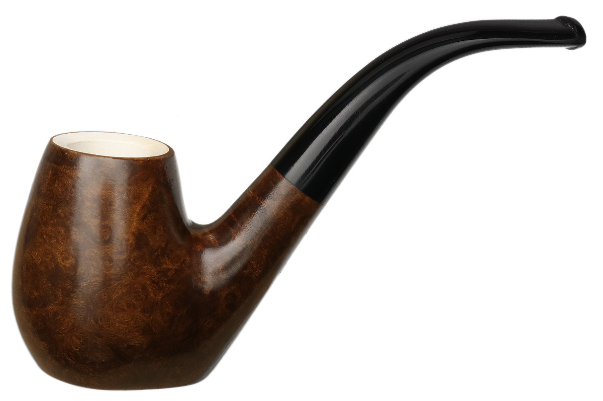 Genod Smooth Meerschaum Lined Bent Brandy Sitter