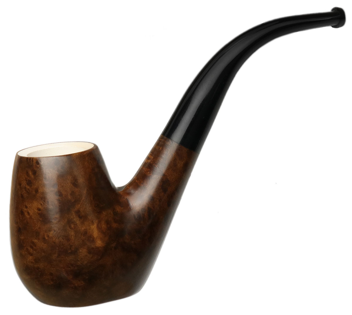 Genod Smooth Meerschaum Lined Bent Brandy Sitter