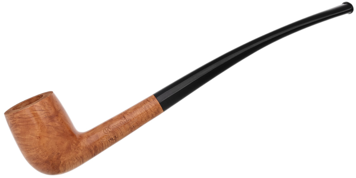 Genod Smooth Natural Bent Billiard Churchwarden (09)