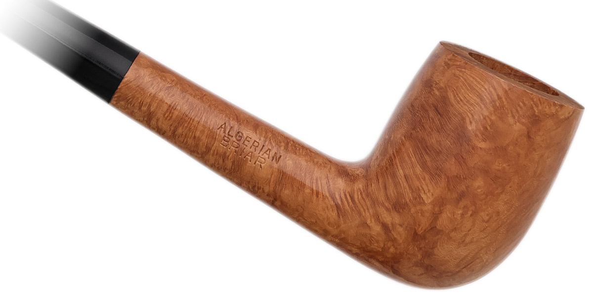 Genod Smooth Natural Bent Billiard Churchwarden (09)