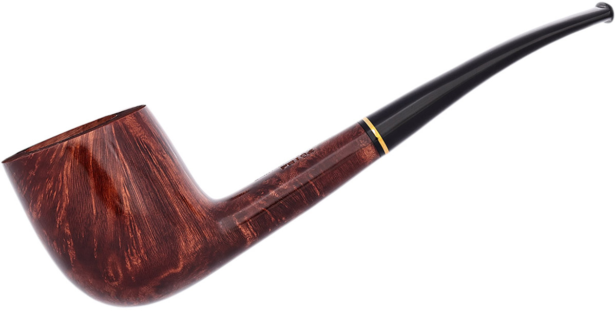 Prestige Smooth Bent Dublin with Brass (194) Tobacco Pipe