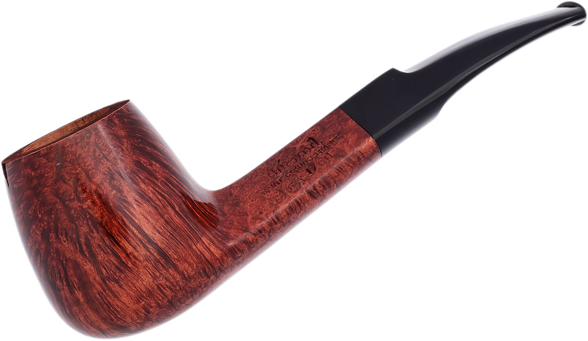 Smooth Fauve Bent Brandy (1700) Tobacco Pipe