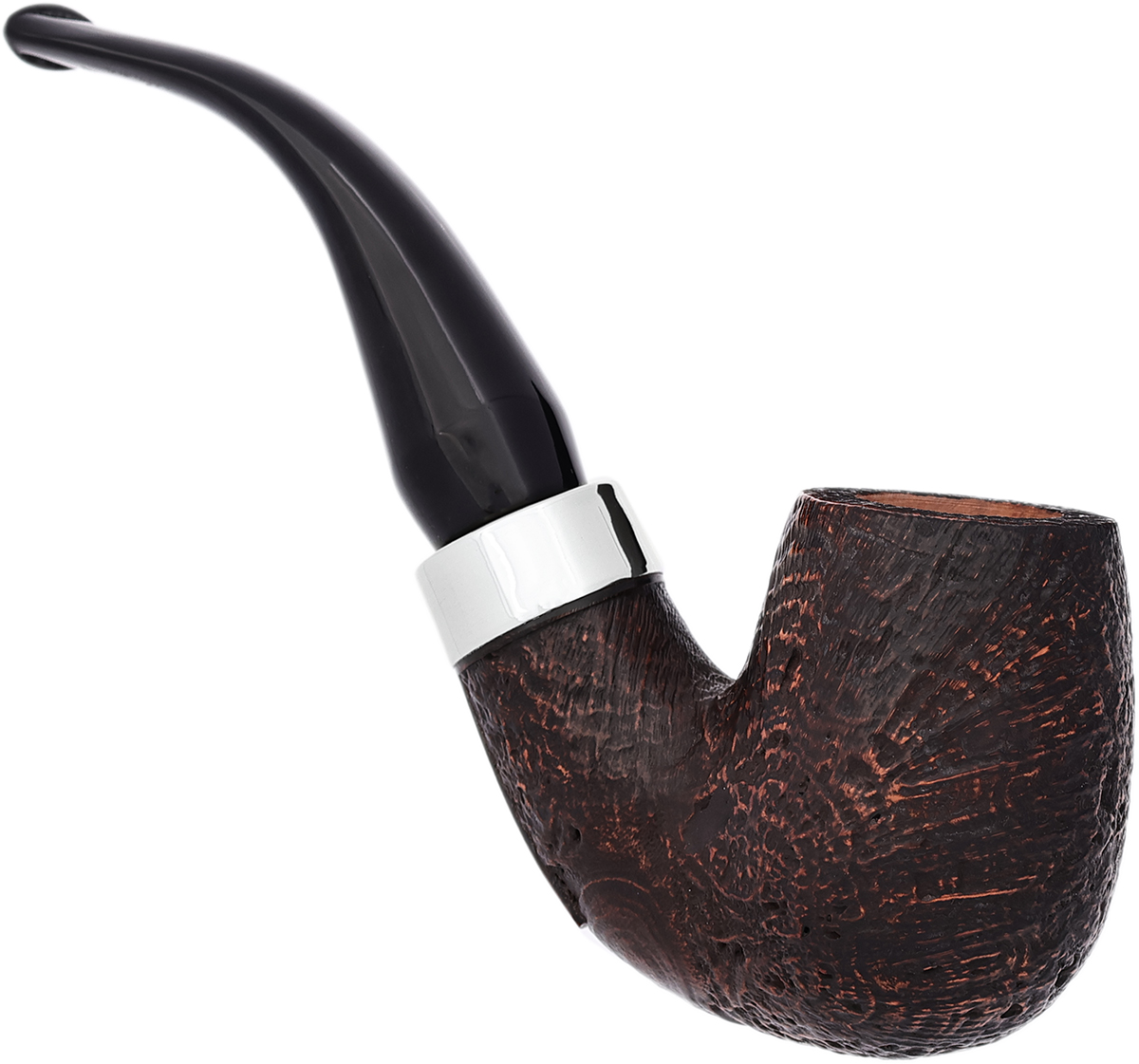 Genod Sandblasted Army Granite Bent Billiard (11)
