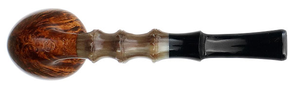 Ping Zhan Smooth Acorn with Bamboo Carved Horn