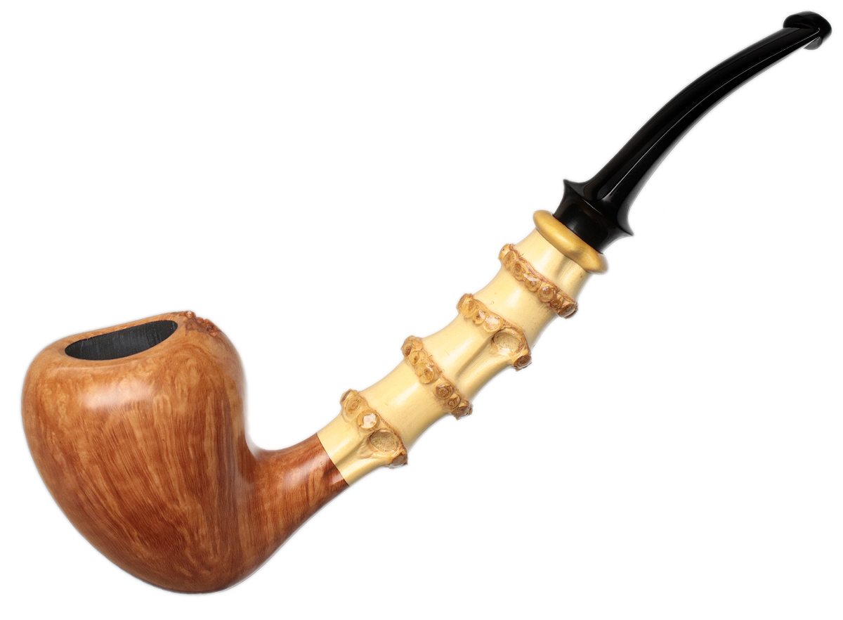 Ping Zhan Smooth Acorn with Bamboo and Boxwood