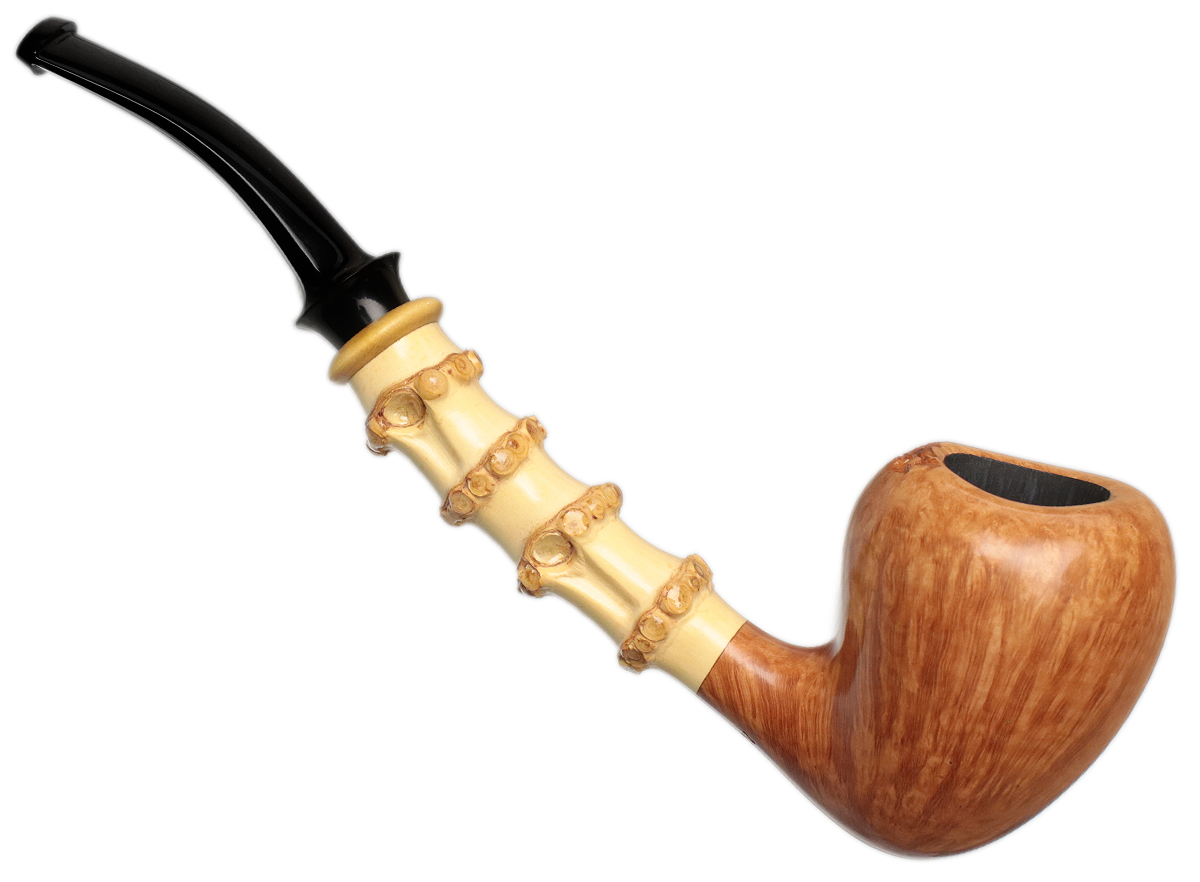 Ping Zhan Smooth Acorn with Bamboo and Boxwood