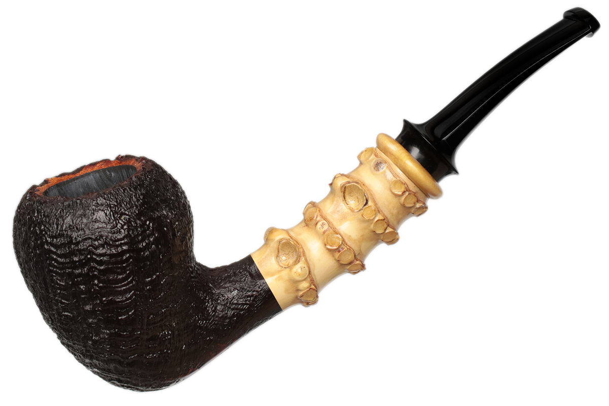 Ping Zhan Sandblasted Acorn with Bamboo and Boxwood