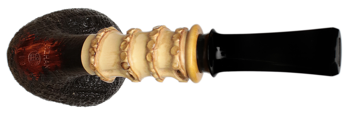 Ping Zhan Sandblasted Acorn with Bamboo and Boxwood