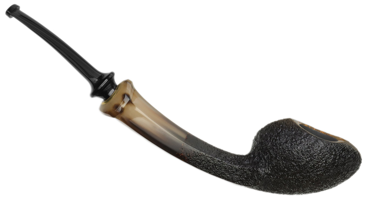 Ping Zhan Sandblasted Blowfish with Horn