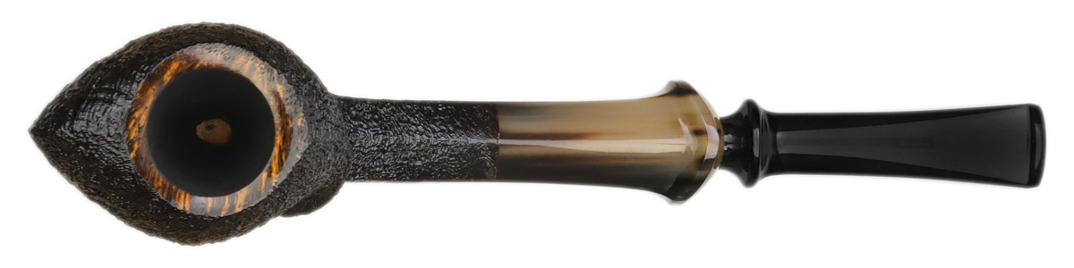 Ping Zhan Sandblasted Blowfish with Horn