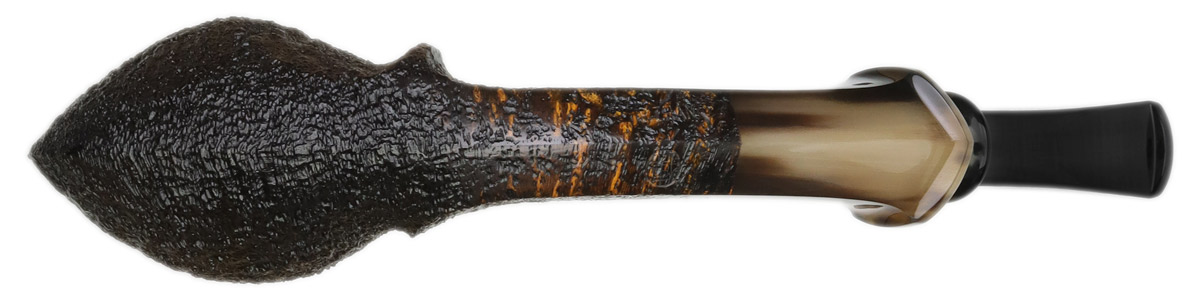 Ping Zhan Sandblasted Blowfish with Horn