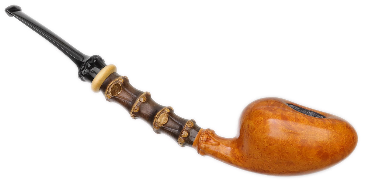 Ping Zhan Smooth Acorn with Bamboo and Boxwood
