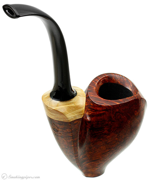 Yeti Smooth Dancing Blowfish with Box Elder Burl (123)