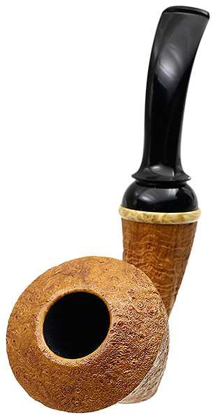 Yeti Sandblasted Cherrywood with Box Elder Burl (179)