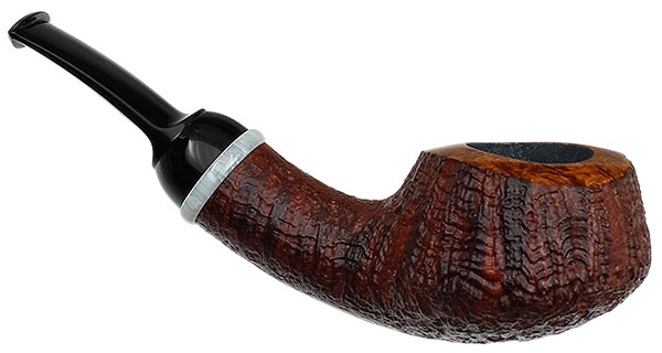 Yeti Sandblasted Asymmetric Bent Pot with Bakelite (331)