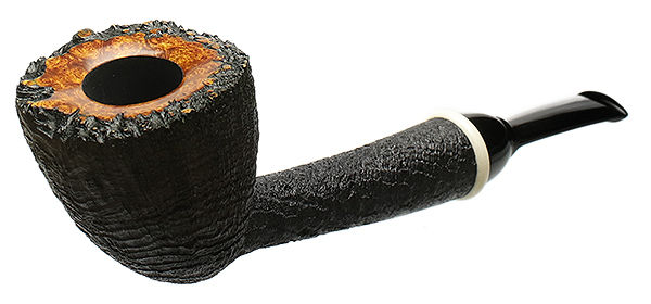 mammoth twist tobacco Sandblasted Long Shank Acorn with Mammoth (477) Tobacco Pipe