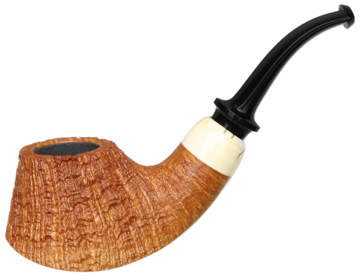volcano tobacco pure Sandblasted Volcano with Mammoth (516) Tobacco Pipe