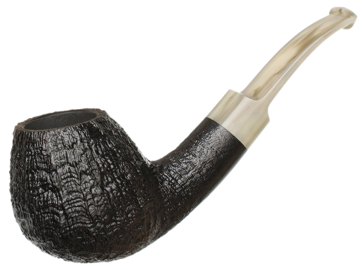 Yeti Sandblasted Bent Brandy with Bakelite (518)