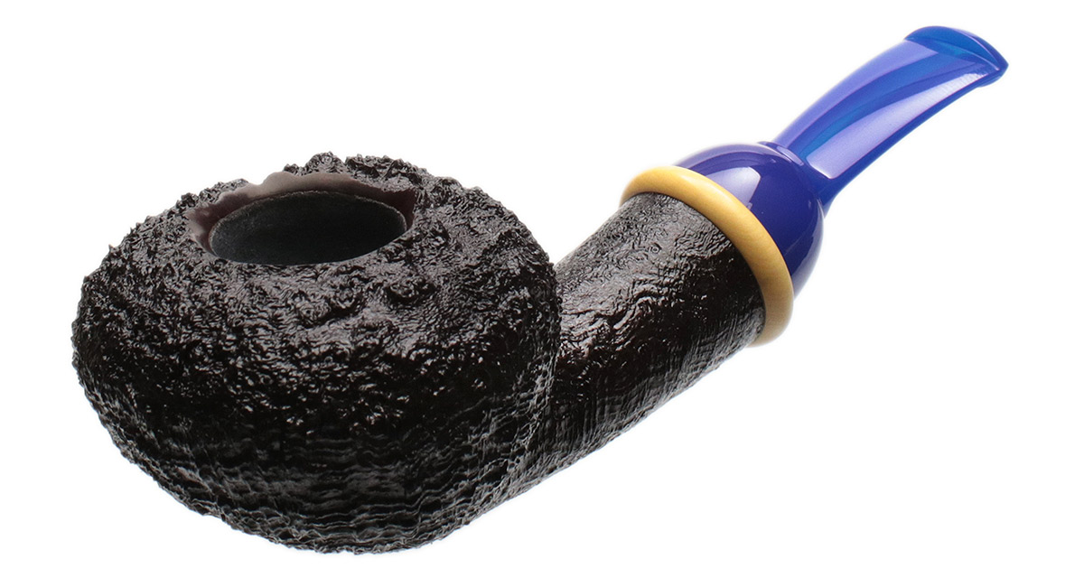 Yeti Sandblasted Tomato with Boxwood and Bakelite (562)