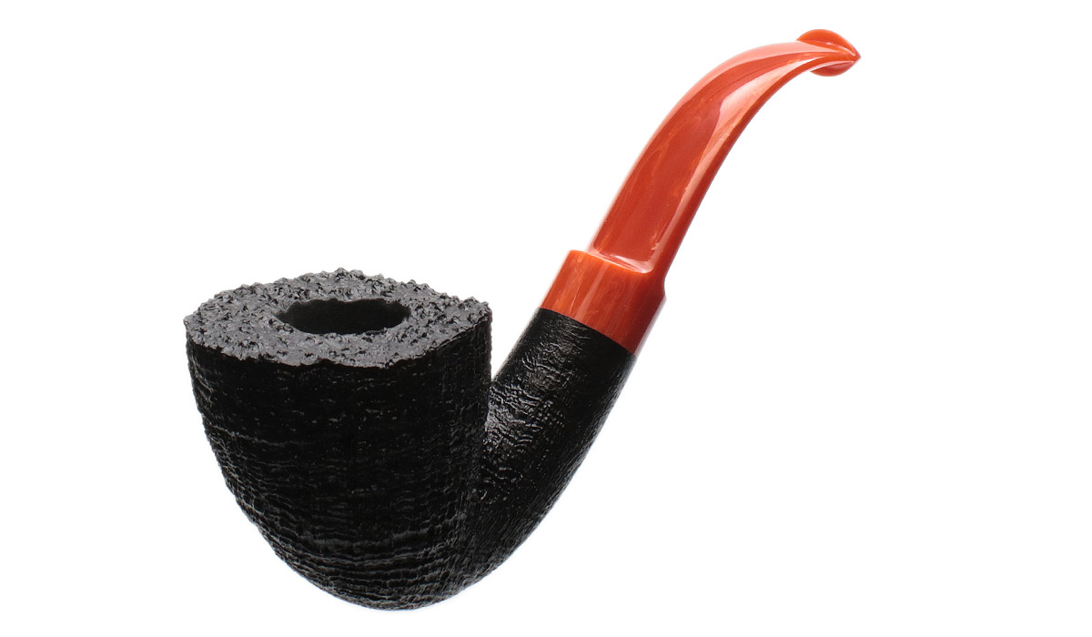 Yeti Sandblasted Bent Dublin with Bakelite (581)