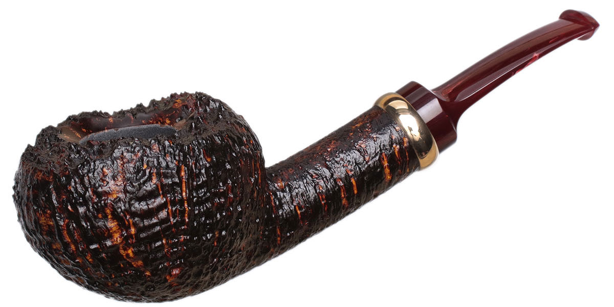 Yeti Sandblasted Tomato with Bakelite and Brass (616)