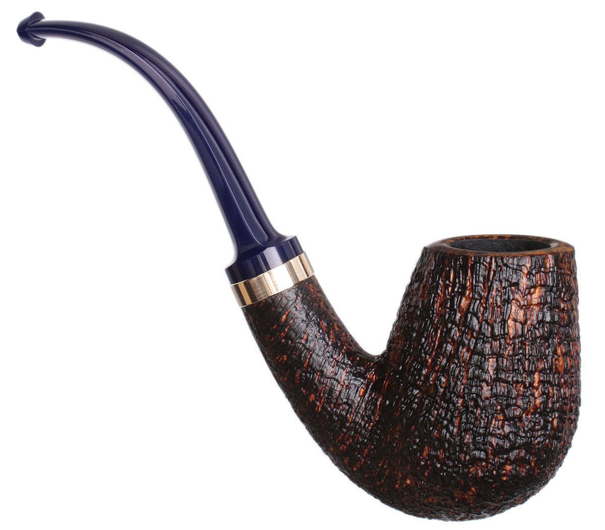 Yeti Sandblasted Bent Brandy with Bronze (639)