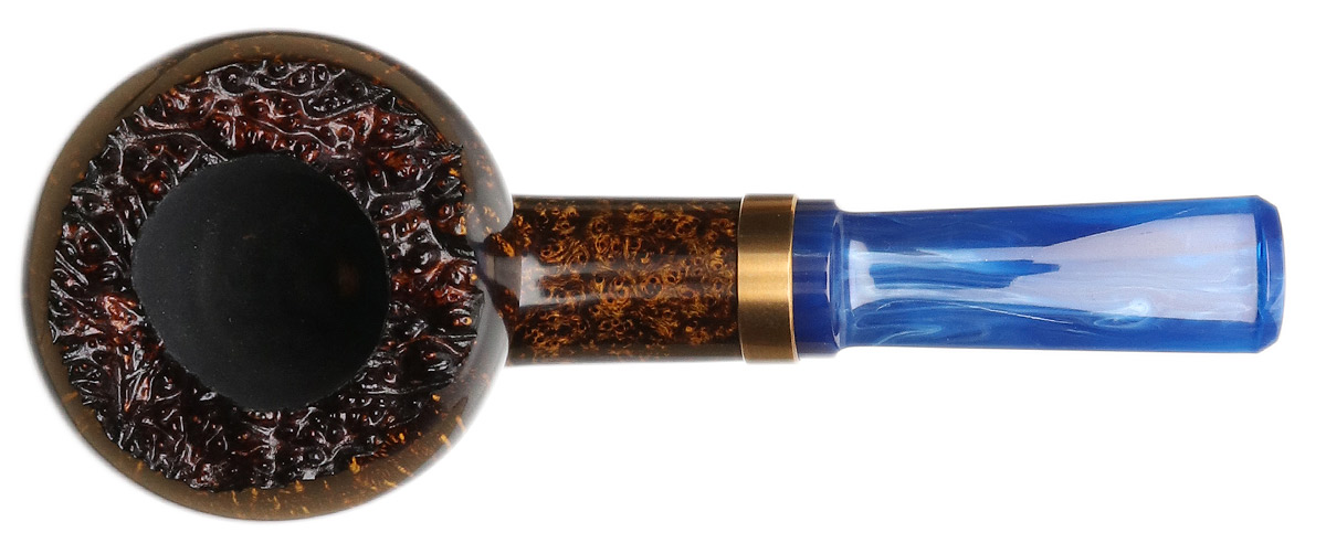 Yeti Smooth Bent Apple with Bronze and Bakelite (646)