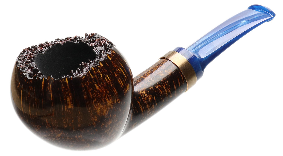 Yeti Smooth Bent Apple with Bronze and Bakelite (646)