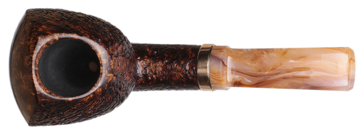 Yeti Partially Sandblasted Cobra with Bronze and Bakelite (645)