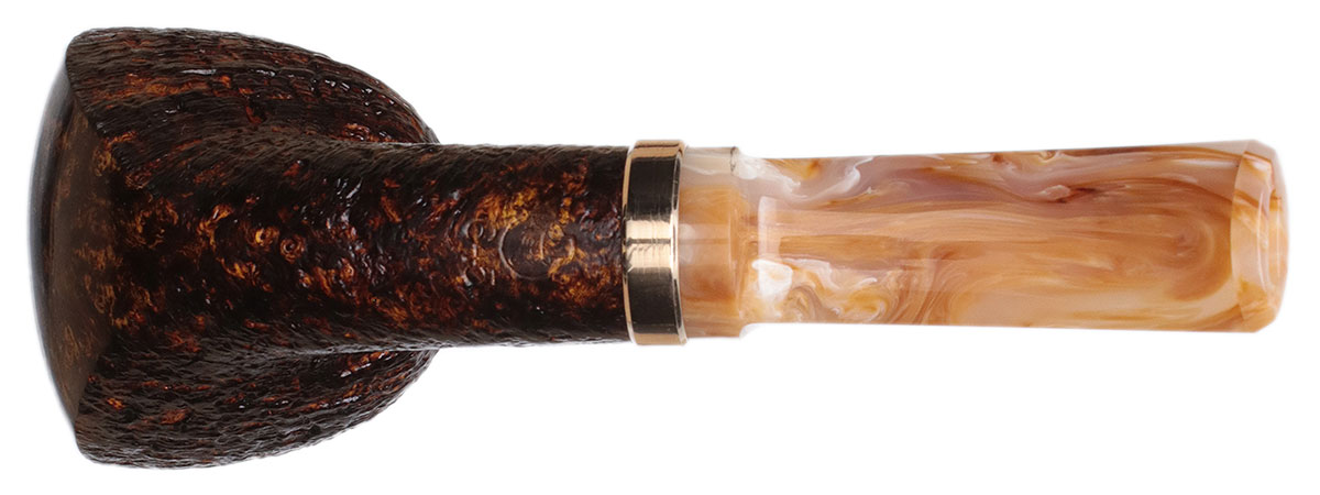 Yeti Partially Sandblasted Cobra with Bronze and Bakelite (645)