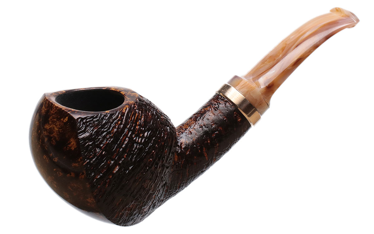 Yeti Partially Sandblasted Cobra with Bronze and Bakelite (645)
