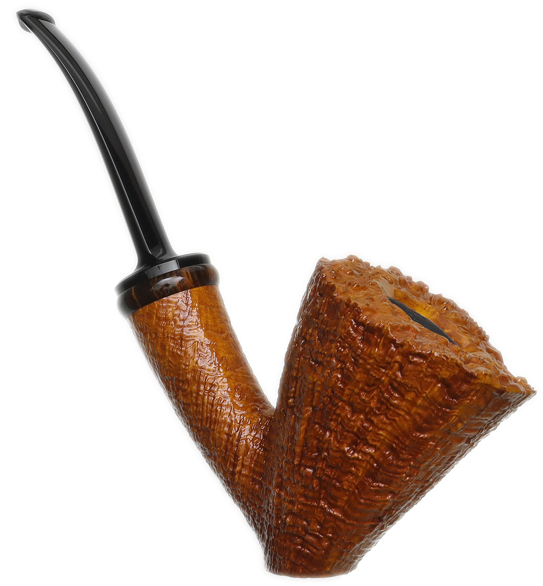 Yeti Sandblasted Bent Dublin Sitter with Cocobolo (927)
