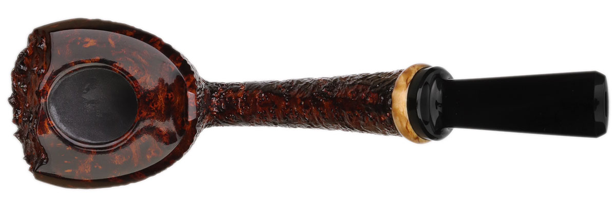 Yeti Partially Sandblasted Bent Dublin Sitter with Masur Birch (968)