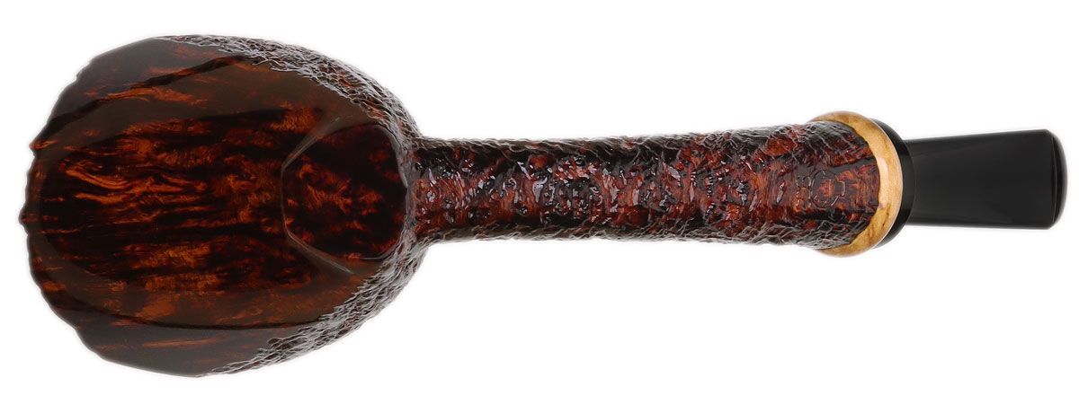 Yeti Partially Sandblasted Bent Dublin Sitter with Masur Birch (968)