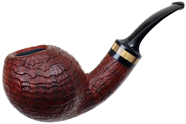 Sergey Dyomin Sandblasted Asymmetric Bent Apple with Zebrawood