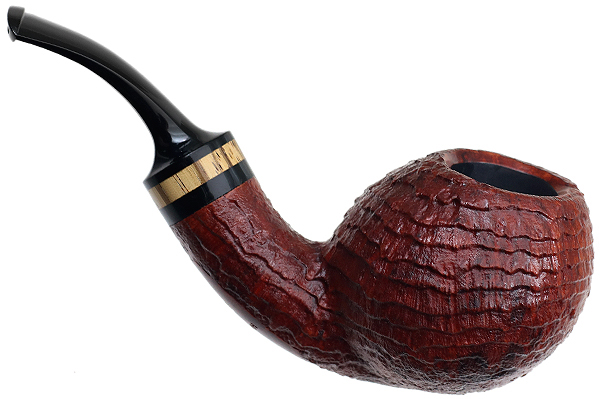 Sergey Dyomin Sandblasted Asymmetric Bent Apple with Zebrawood