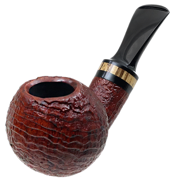 Sergey Dyomin Sandblasted Asymmetric Bent Apple with Zebrawood