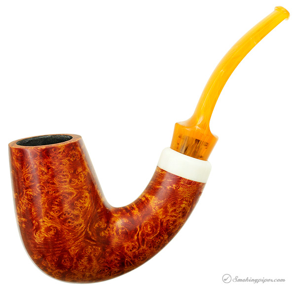 neptune tobacco Neptune Light Smooth Bent Stack Tobacco Pipe