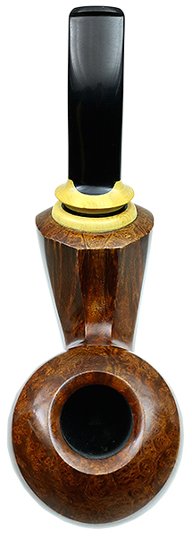 Sam Cui Smooth Reverse Calabash Bent Apple with Boxwood